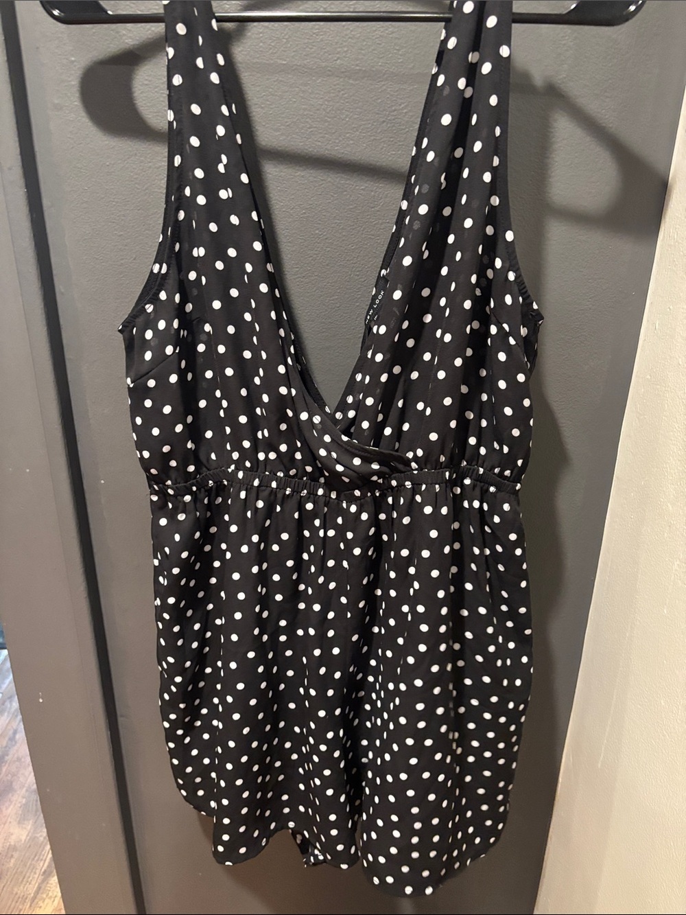 New Look Black & White Polka Dot Dress